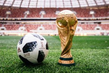 Copa da Rússia - bola e troféu